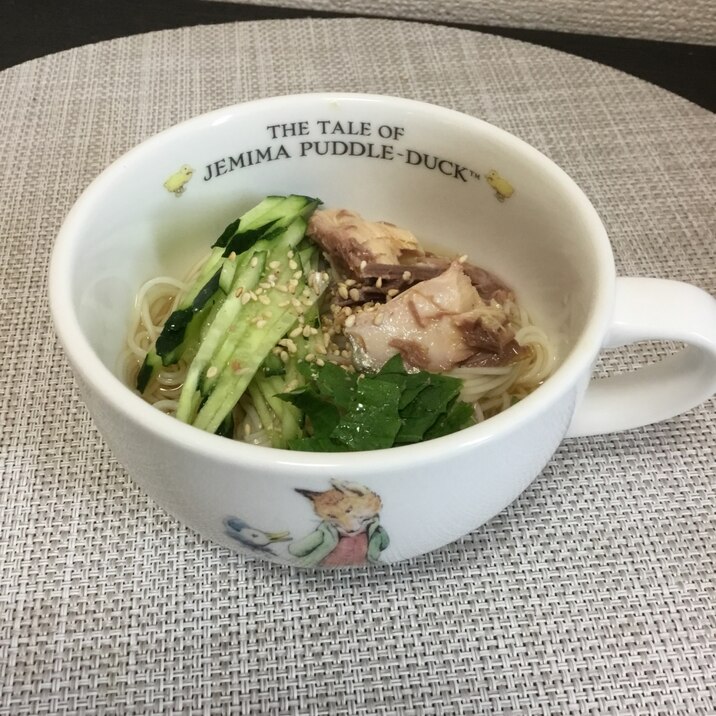 さば缶そうめん